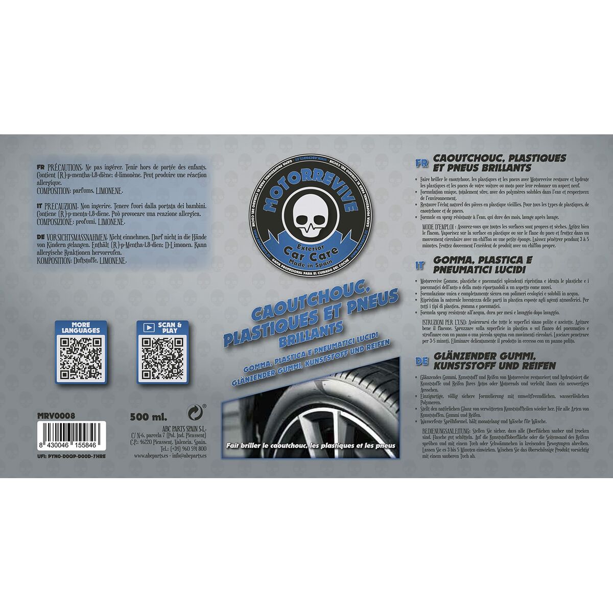 Wheel cleaner Motorrevive MRV0008 500 ml-1